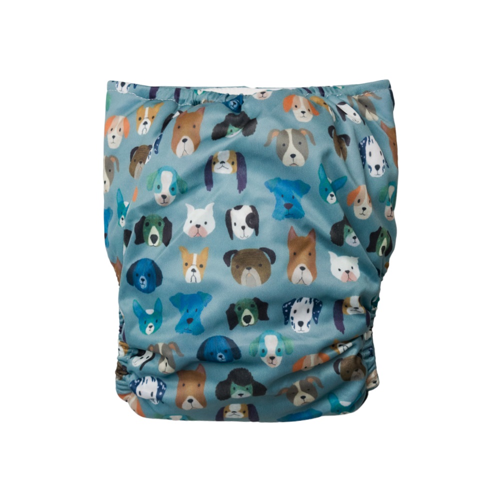 Nestling SIMPLE Nappy Cover - All the Dogs