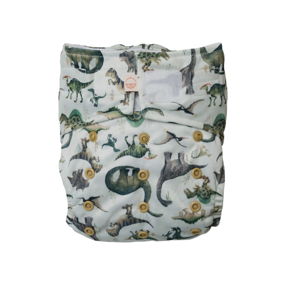 Nestling SIMPLE Nappy Cover - Dinosaurs