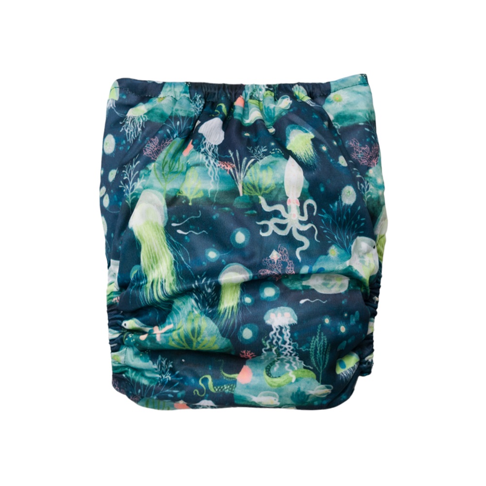 Nestling SIMPLE Nappy Cover - Under the Sea