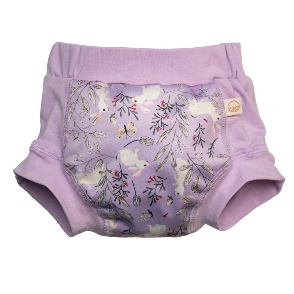 Wee Pants Training Undies - Lilac Bunnies