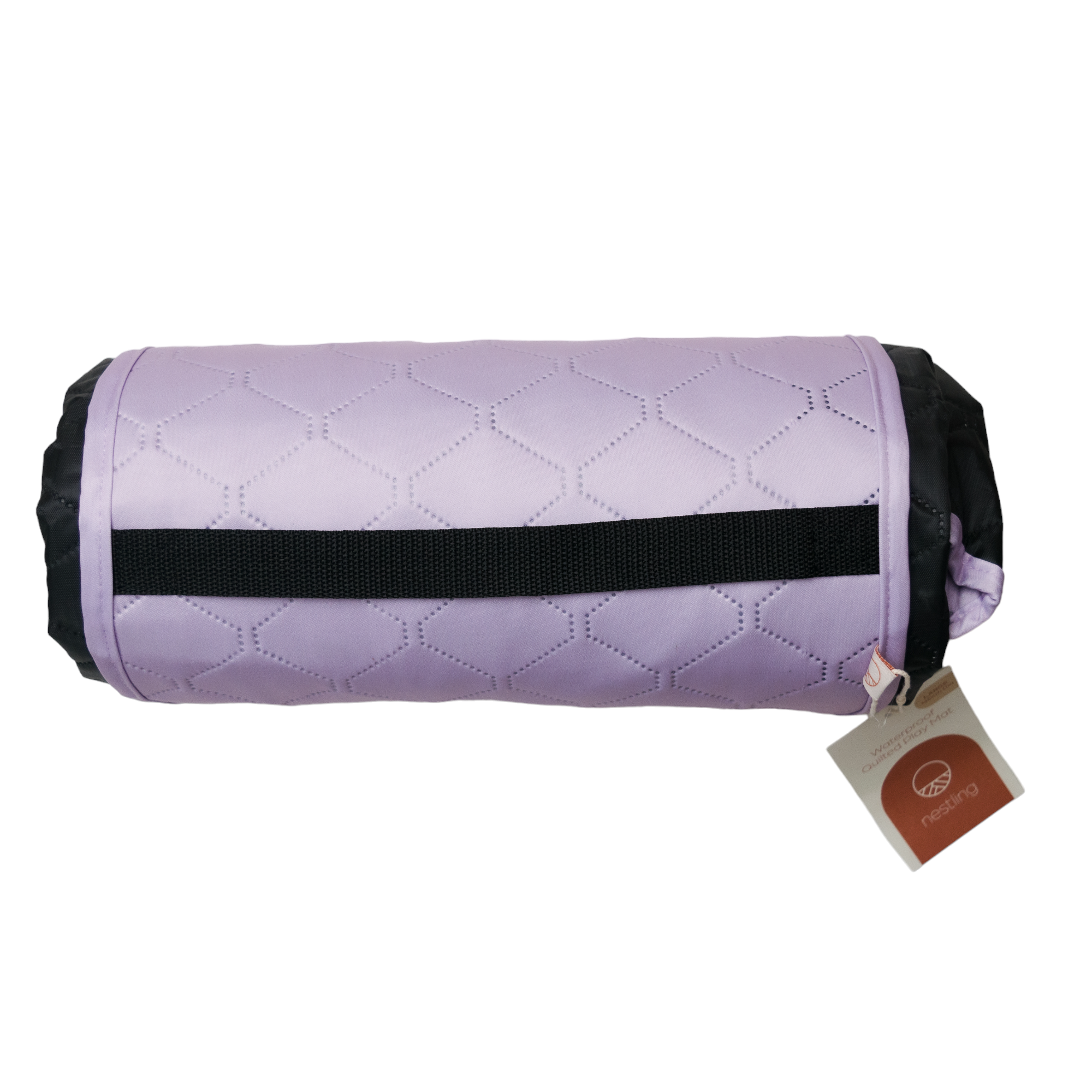 Large Waterproof Quilted Play Mat - Lilac - 140cm
