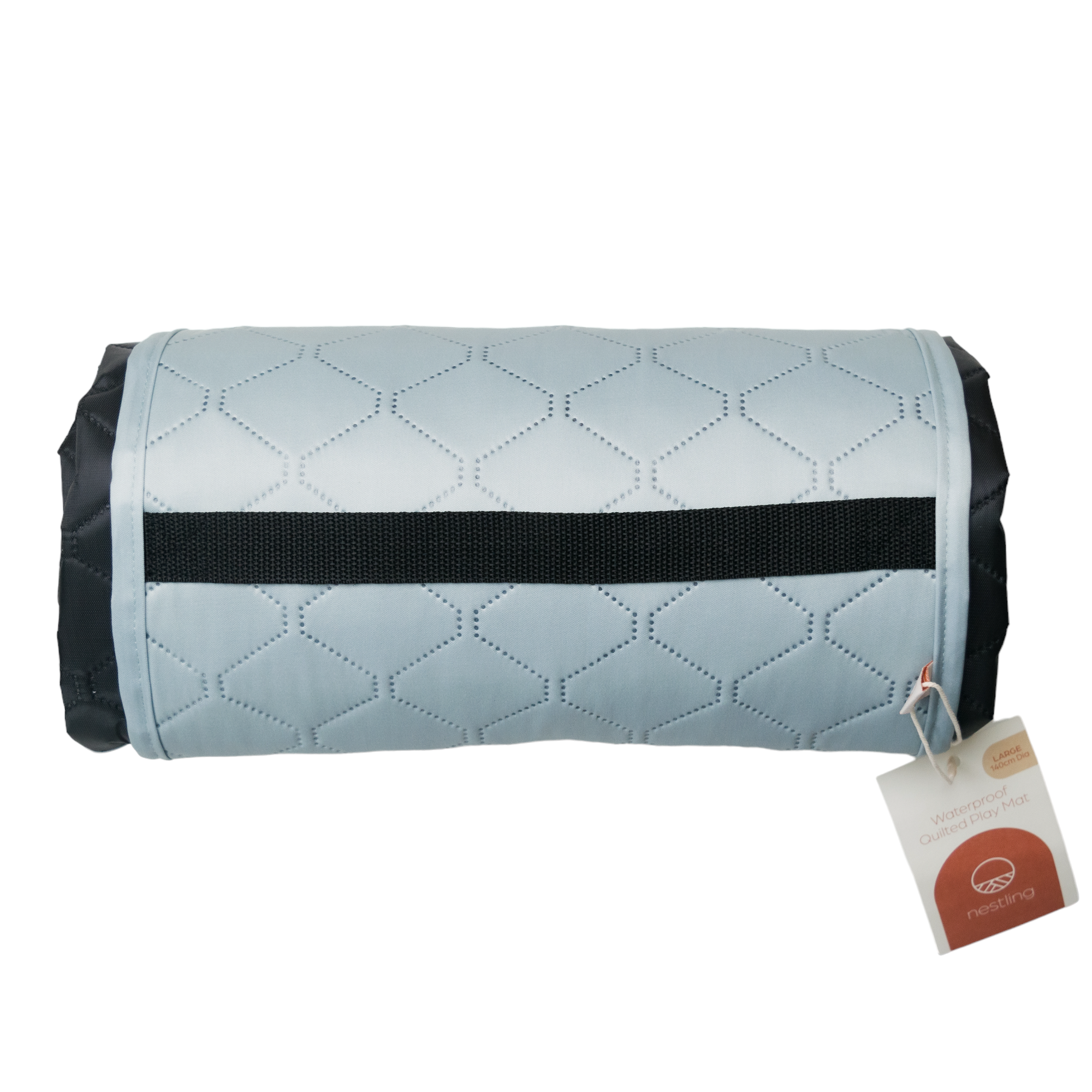 Large Waterproof Quilted Play Mat - Sage - 140cm