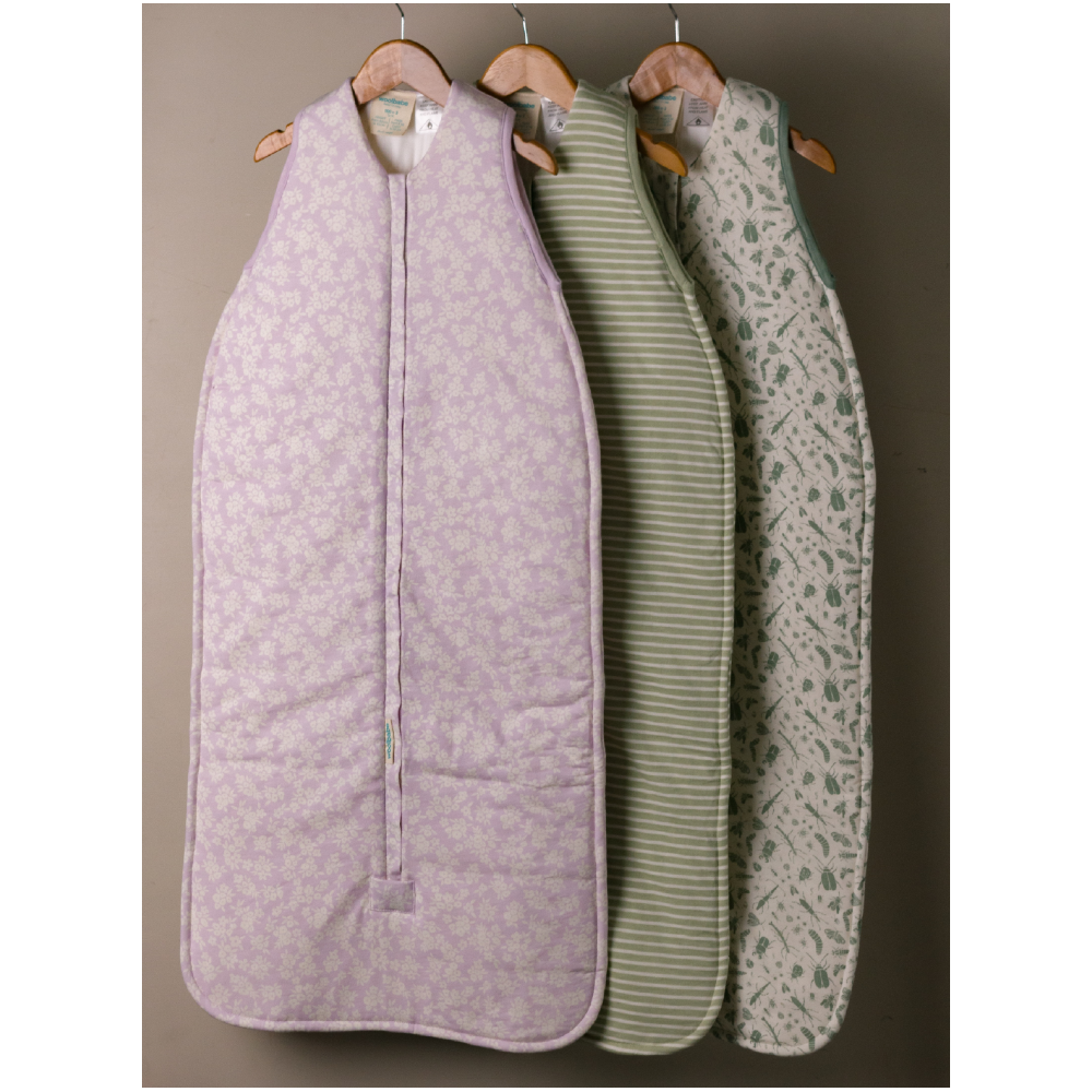 Woolbabe Duvet Front Zip Sleeping Bag - Limited Edition - Mauve Manuka