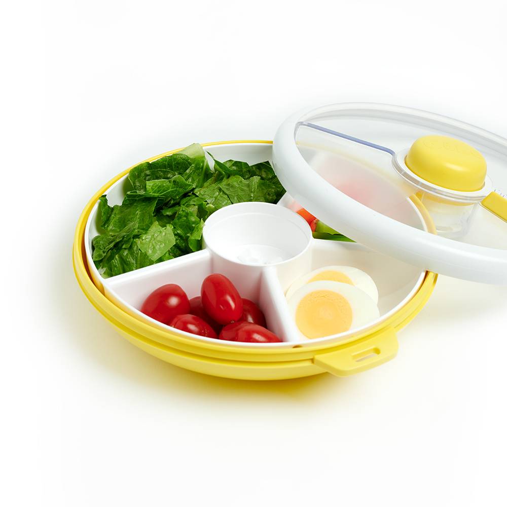 GoBe Large Snack Spinner - Lemon Yellow