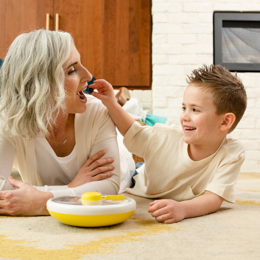 GoBe Large Snack Spinner - Lemon Yellow