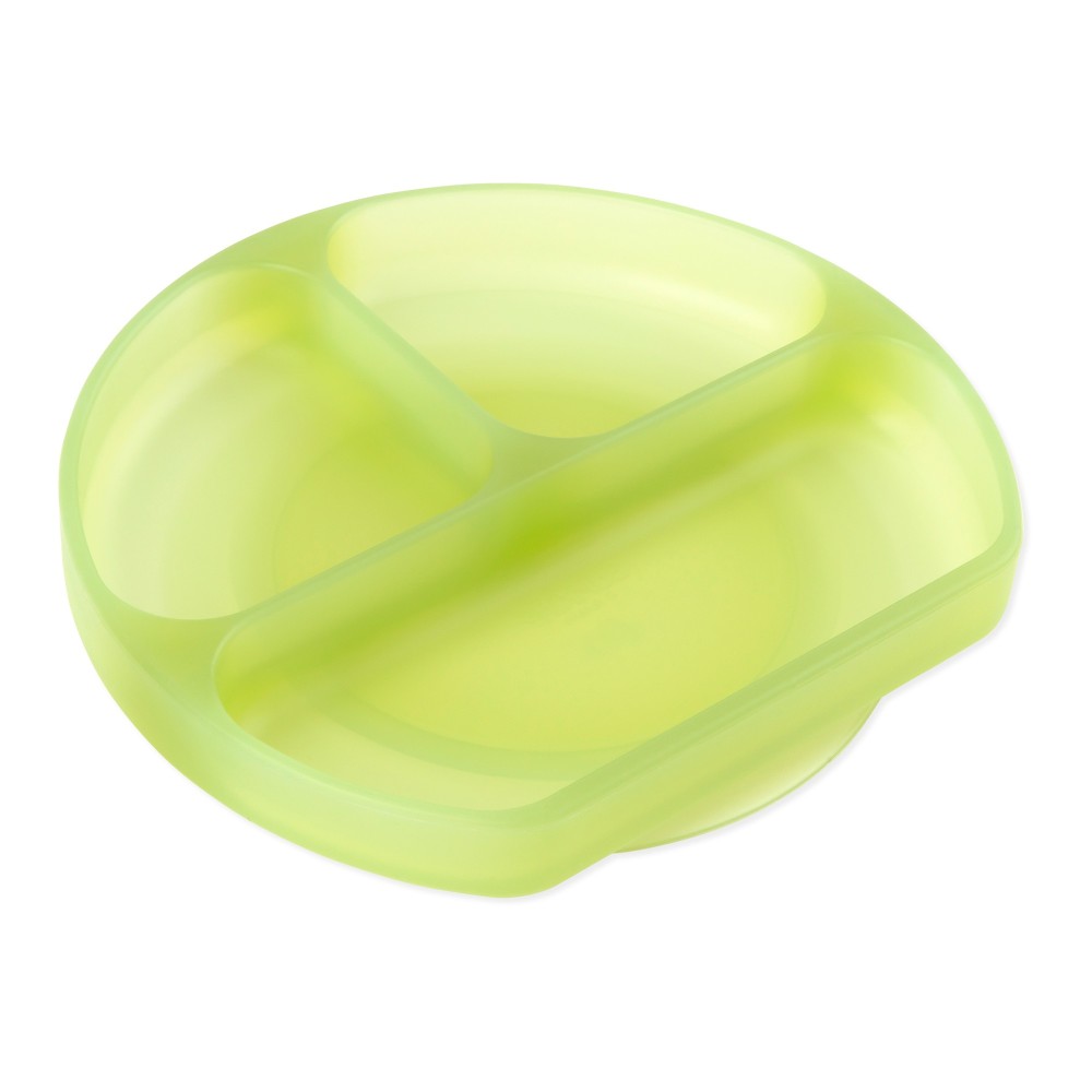 Bumkins Grip Dish - Jelly Silicone - Green Jelly