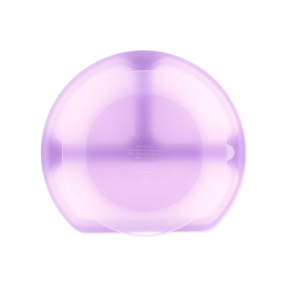 Bumkins Grip Dish - Jelly Silicone - Purple Jelly