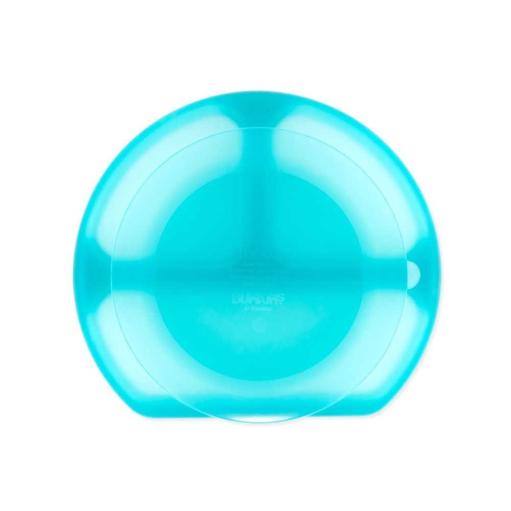 Bumkins Grip Dish - Jelly Silicone - Blue Jelly