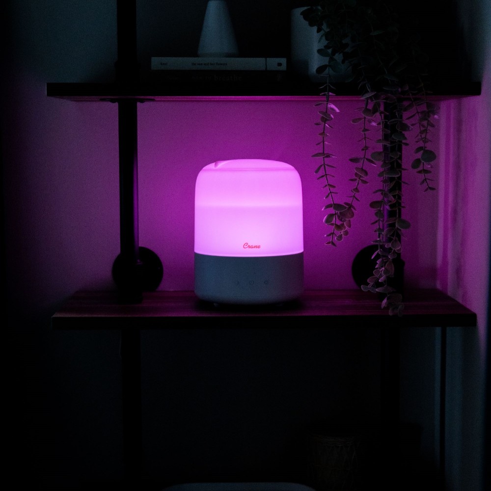 Crane 3 in 1 Cool Mist Humidifier with Aroma Diffuser & Sleep Support Light