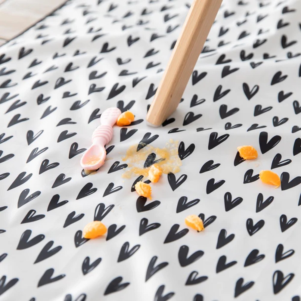 Bumkins Waterproof Splat Mat - Hearts