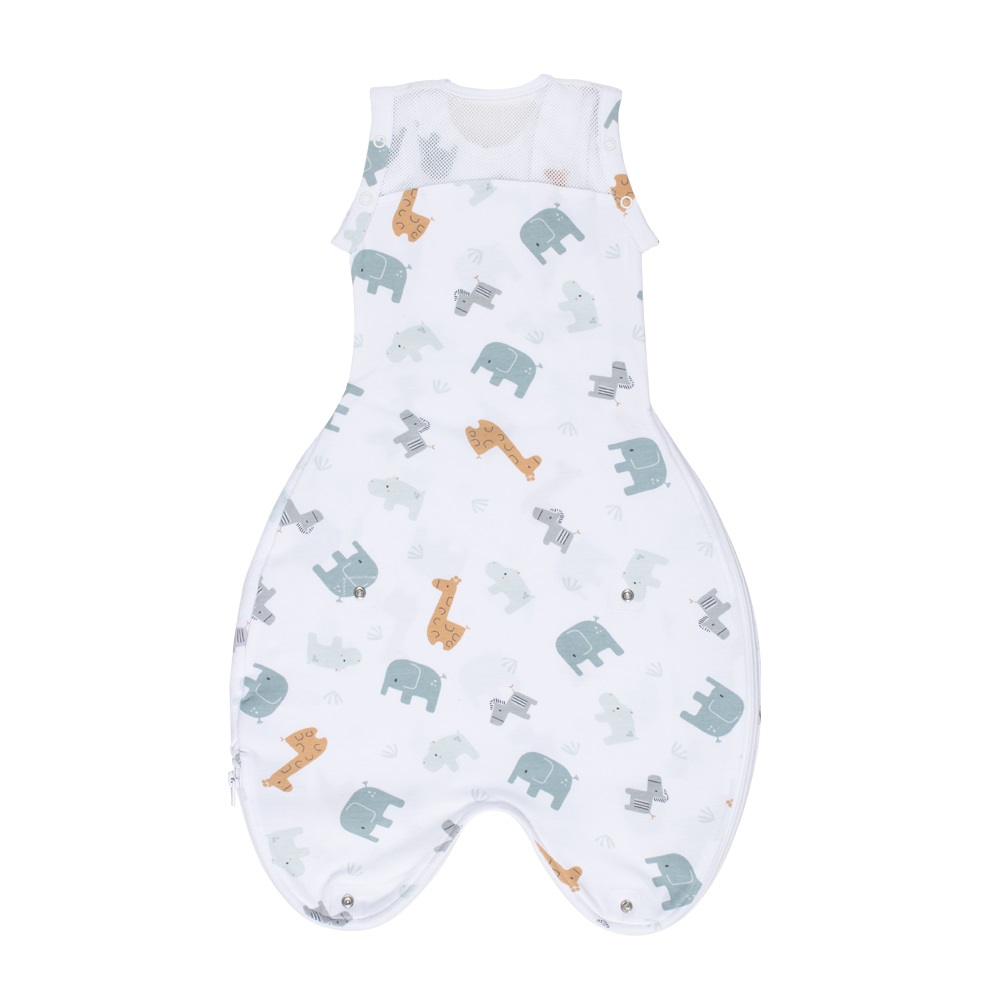 Swaddle to Sleep Bag - All Seasons - Animal Safari