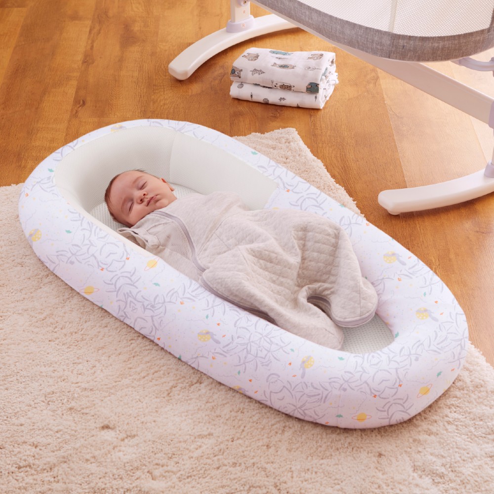 Purflo Sleep Tight Baby Bed - Stargazer White