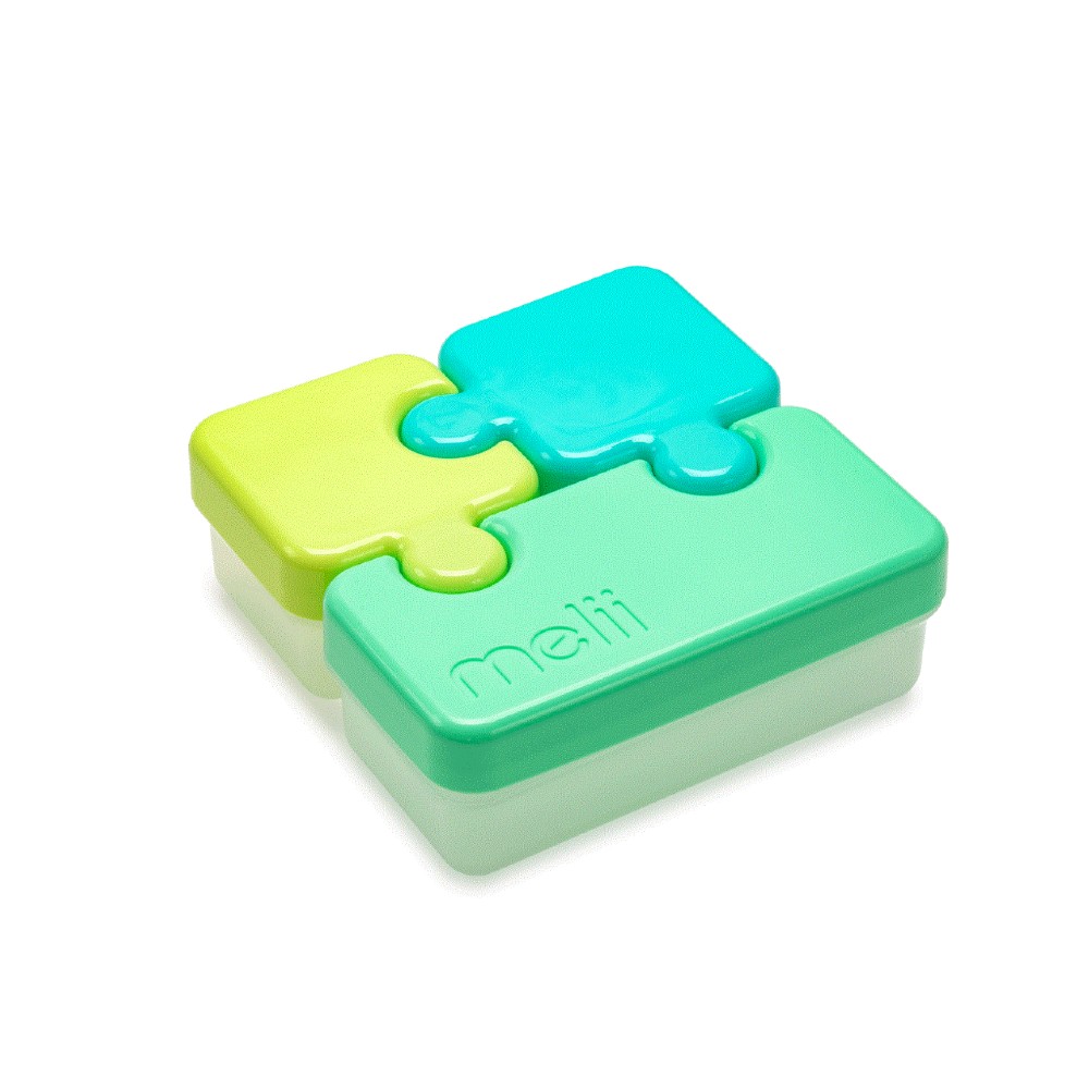 Melii Puzzle Container - Blue/Green