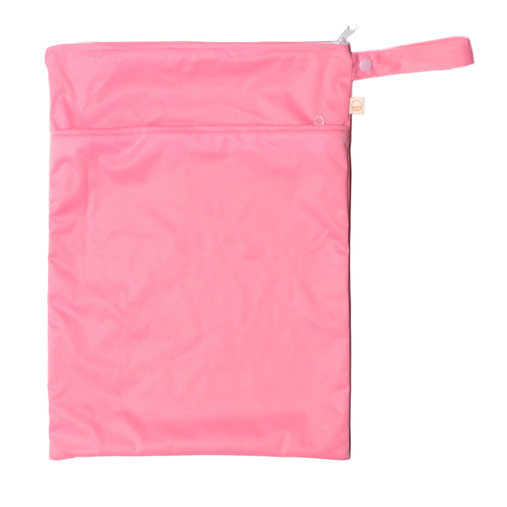 Neon by Nestling Double Pocket Wet Bag - Bubblegum