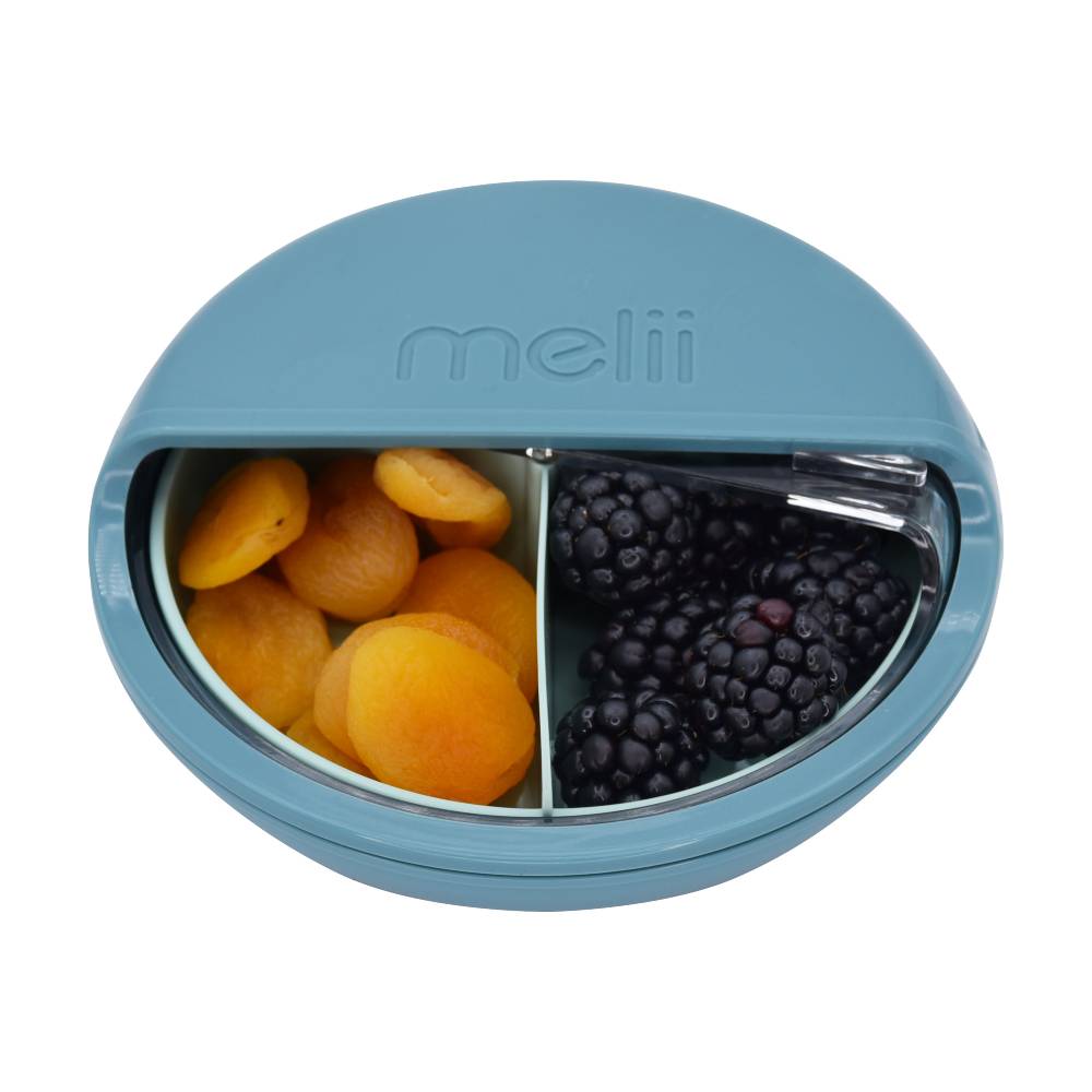 Melii Spin Snack Container - Luxe Blue