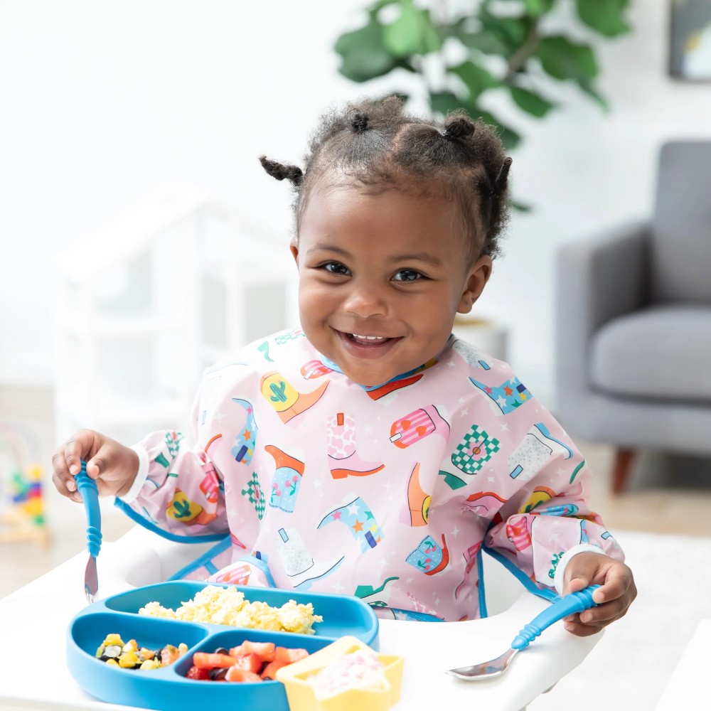 Bumkins Waterproof Sleeved Bib - Boots