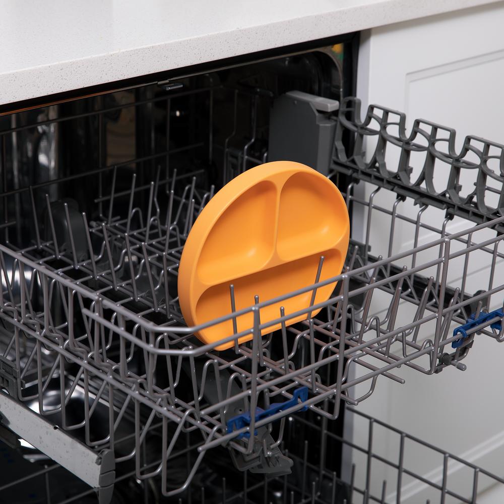 Silicone Grip Dish - Tangerine