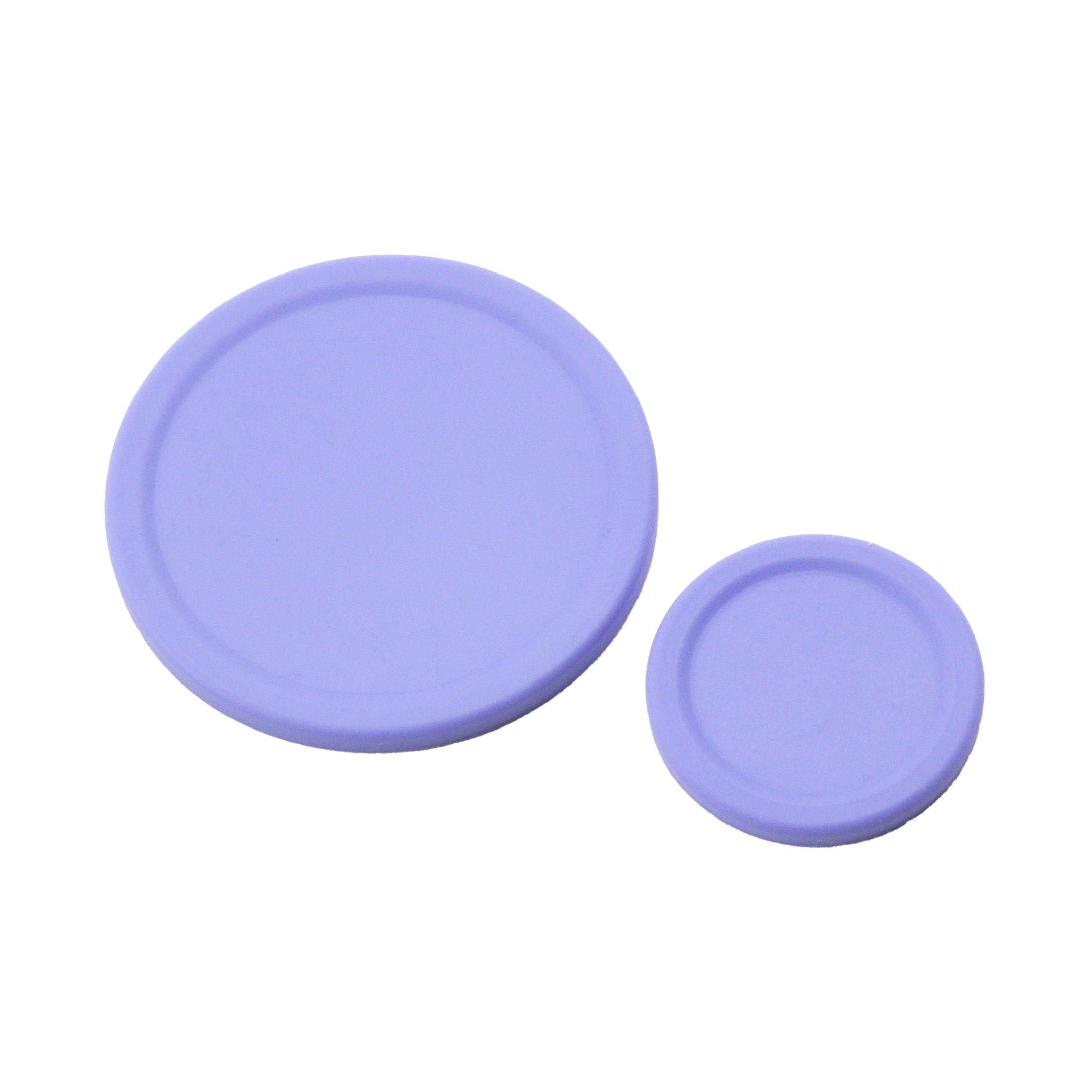 Nestling Stainless Steel Lunchbox Dipper Lids - Lavender