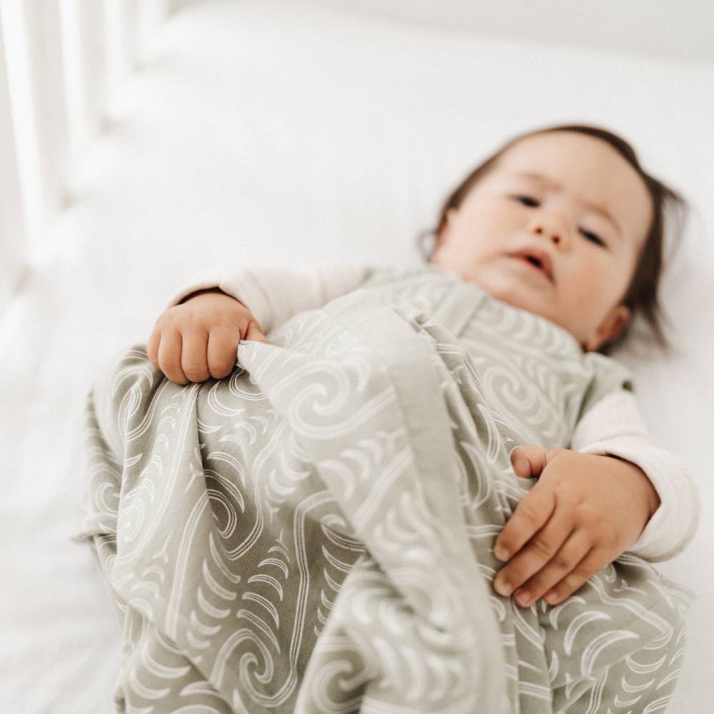 Woolbabe X BO & KO Collab 3 Seasons Front Zip Sleeping Bag - Flax Ngaru