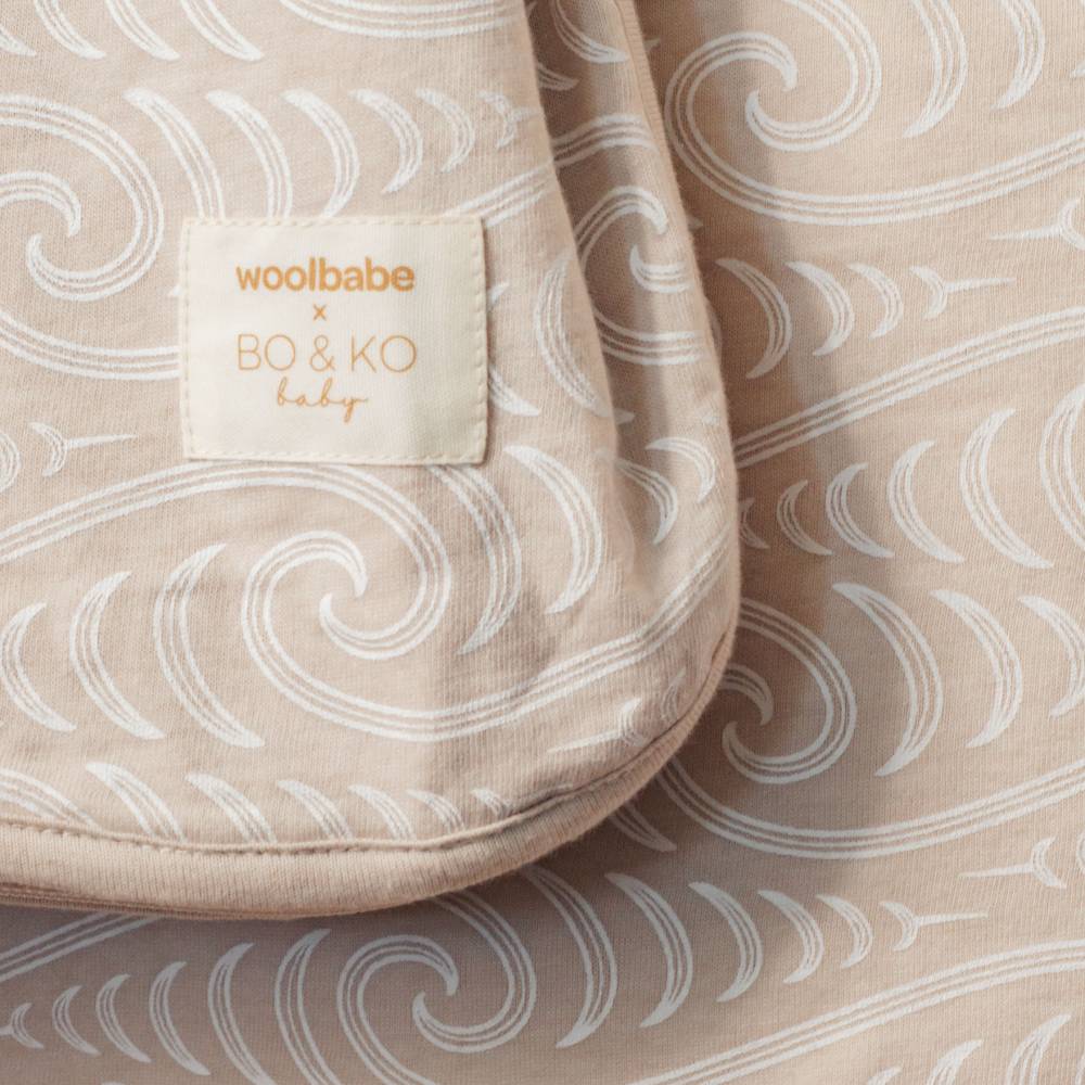 Woolbabe X BO & KO Collab Duvet Front Zip Sleeping Bag - Ngaru