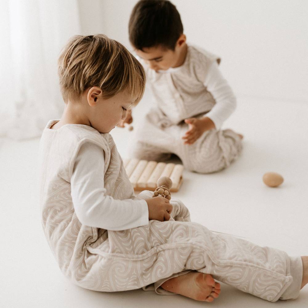 Woolbabe X BO & KO Collab Duvet Sleeping Suit - Ngaru
