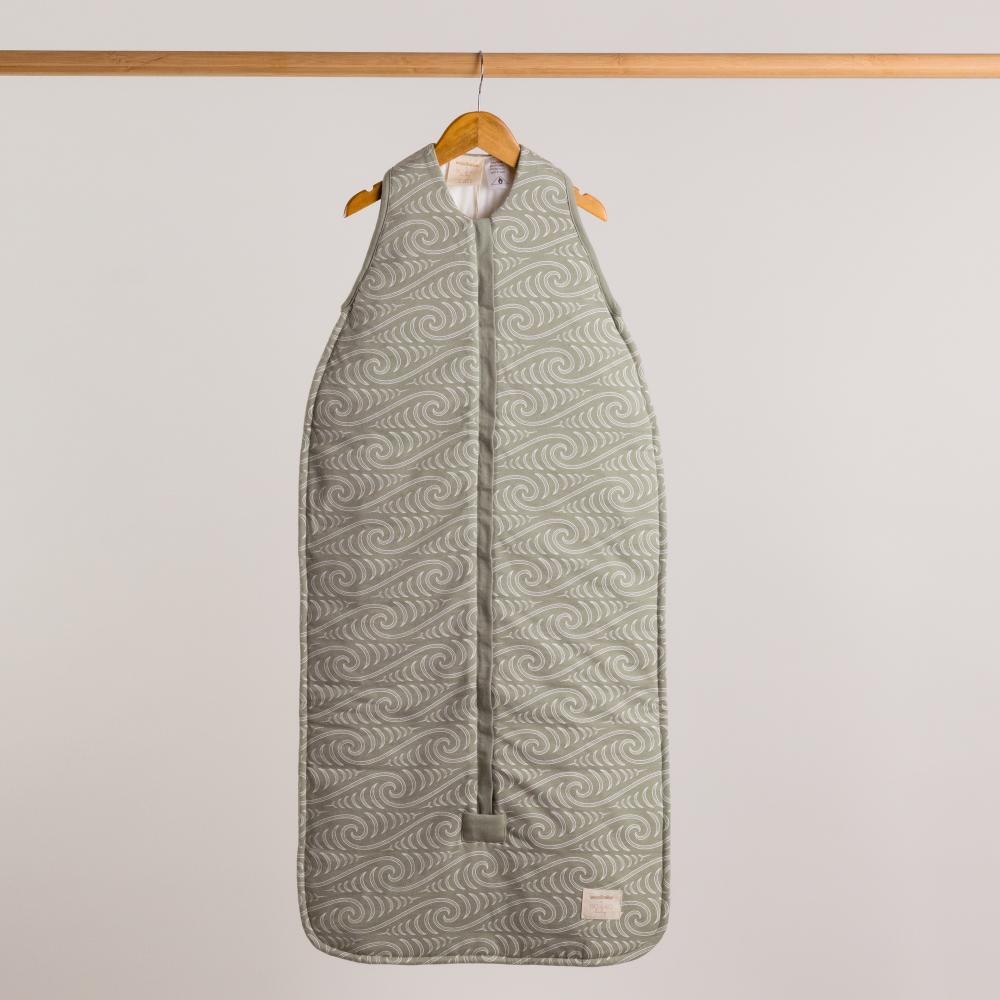 Woolbabe X BO & KO Collab Duvet Front Zip Sleeping Bag - Flax Ngaru