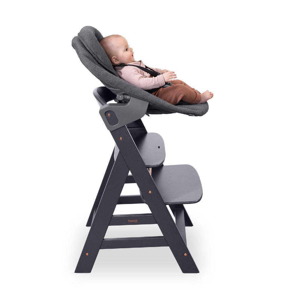 Hauck Highchair 2-in-1 Alpha Bouncer Premium - Dark Grey