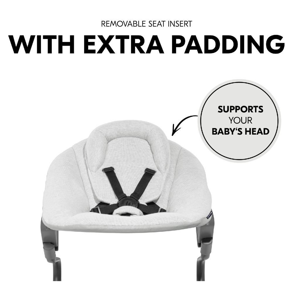 Hauck Highchair 2-in-1 Alpha Bouncer Premium - Light Grey
