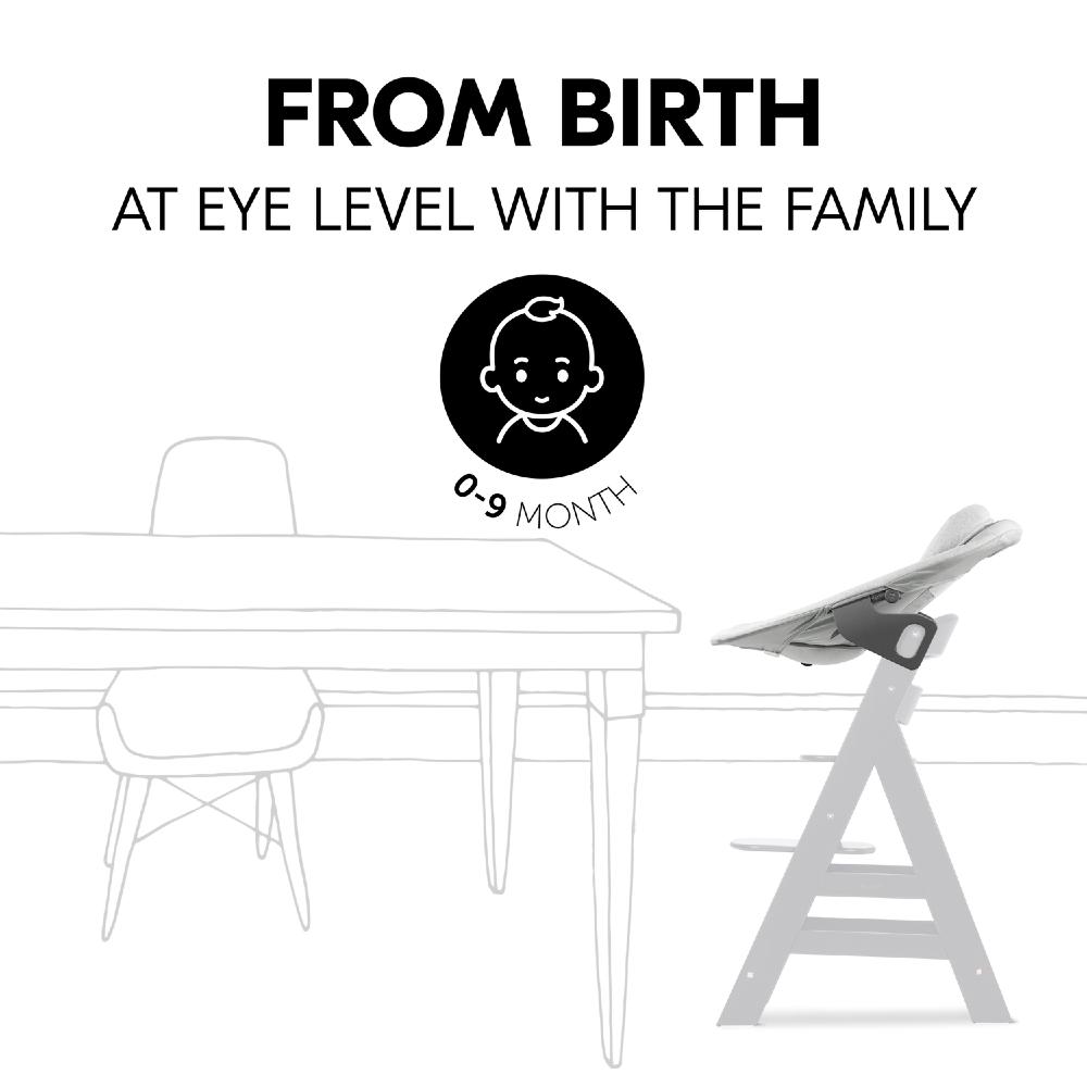 Hauck Highchair 2-in-1 Alpha Bouncer Premium - Light Grey