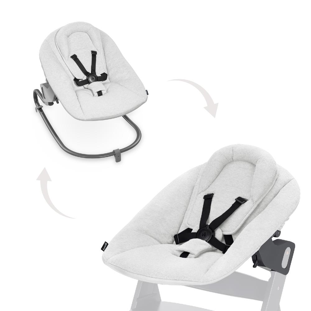Hauck Highchair 2-in-1 Alpha Bouncer Premium - Light Grey