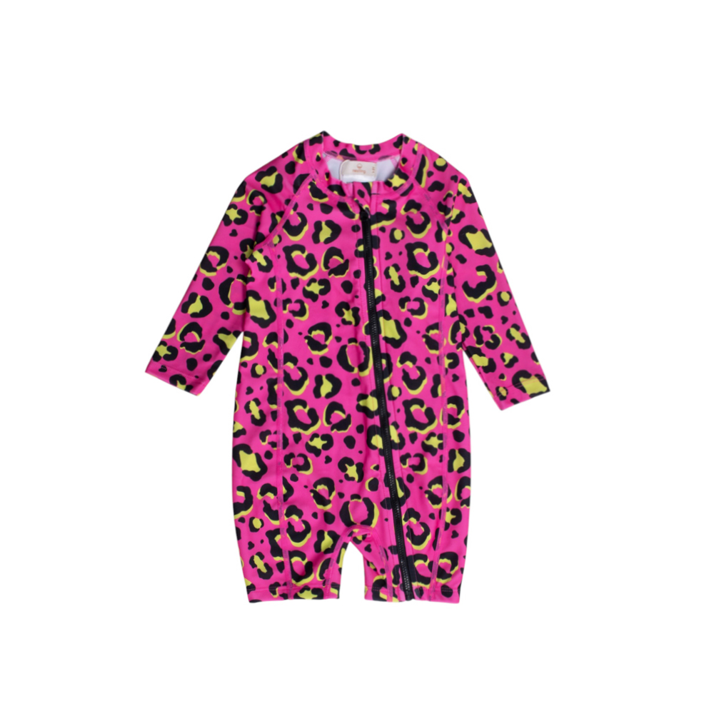 Neon by Nestling Shortie Swimmers - Pink Leopard