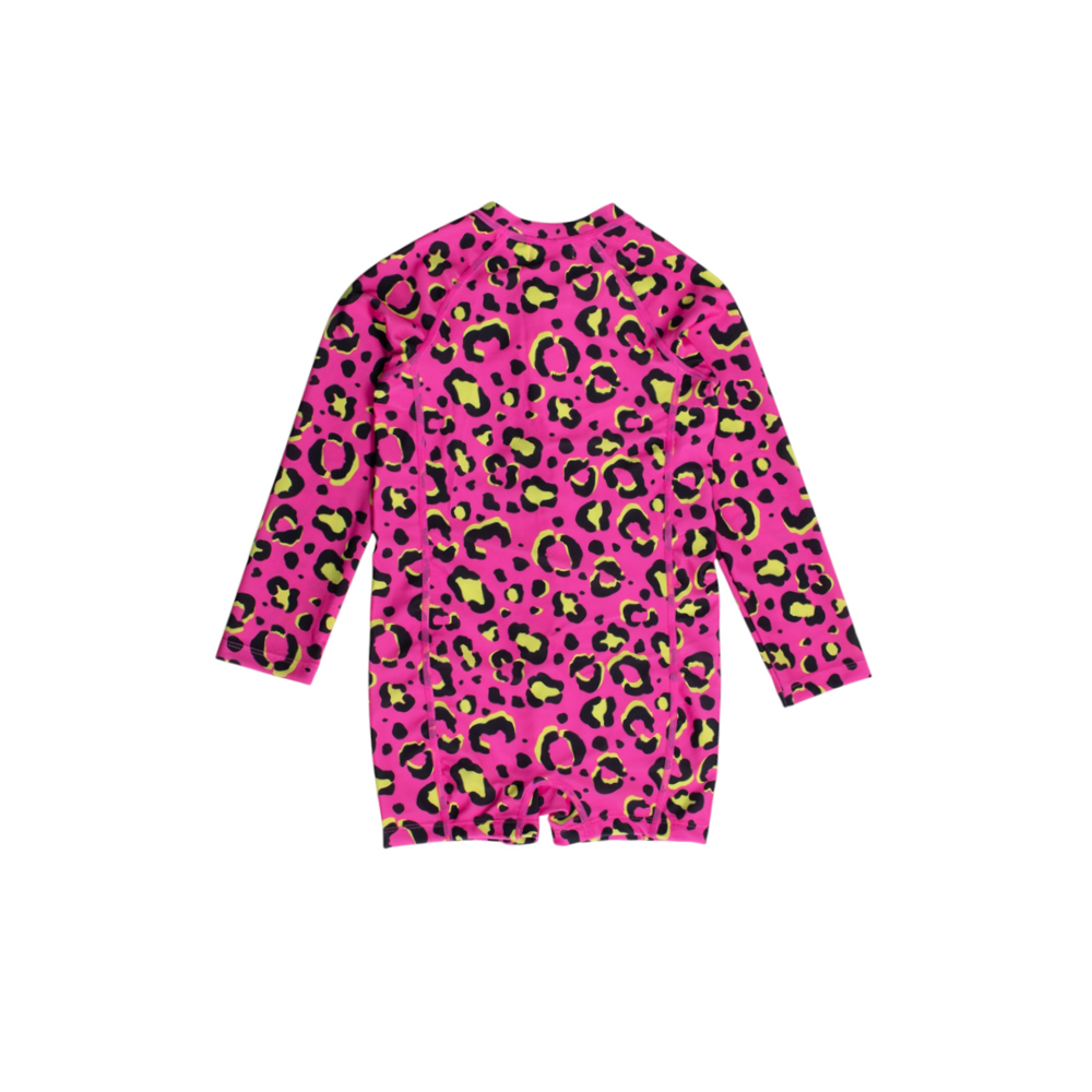 Neon by Nestling Extra Shortie Swimmers - Big Kids - Pink Leopard
