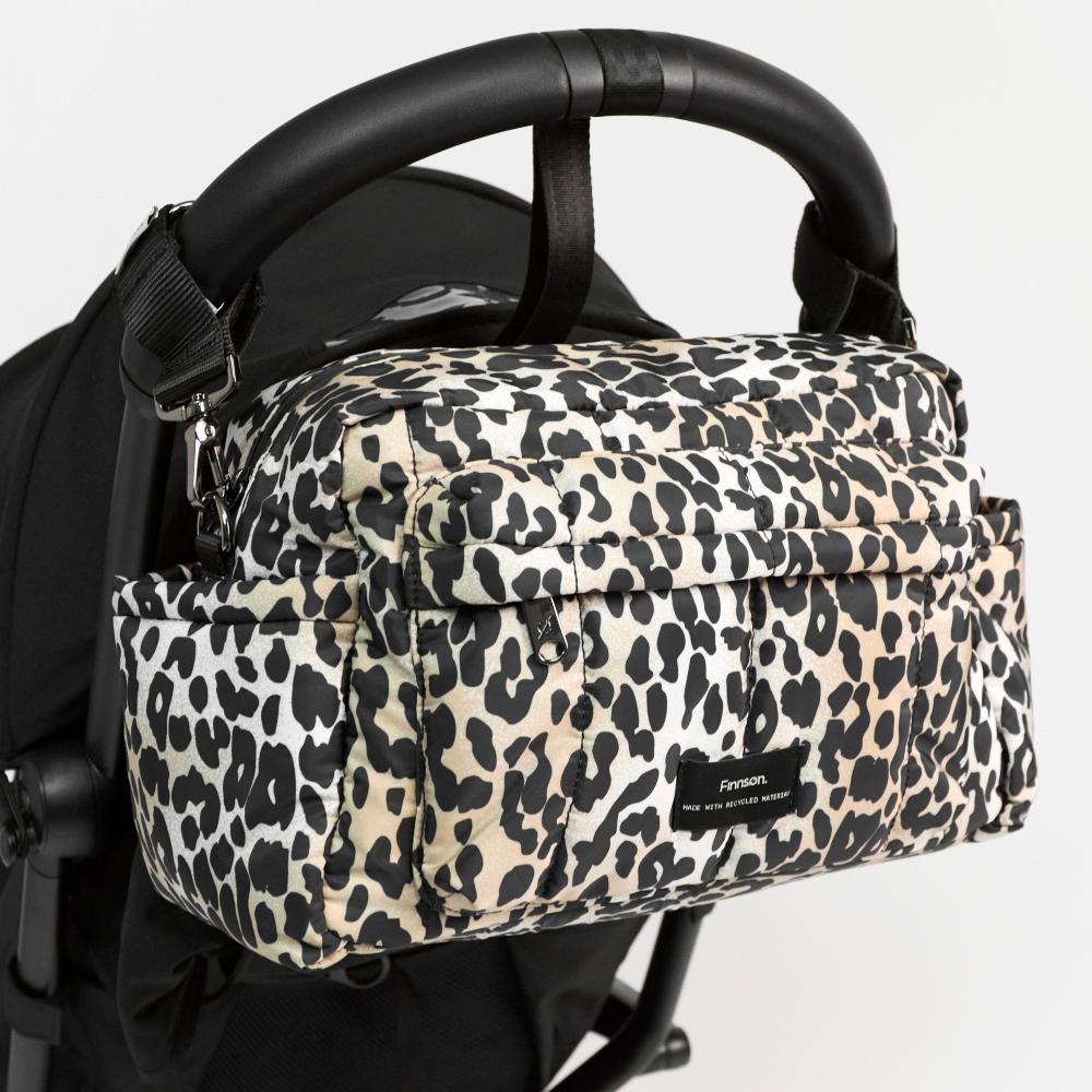 Finnson FREYA Eco Oversized Stroller Organiser - Leopard