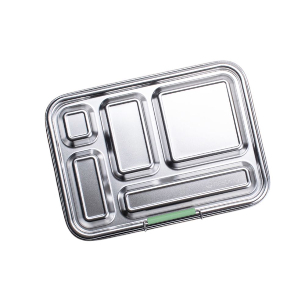 Nestling Stainless Steel Bento Box - Sage