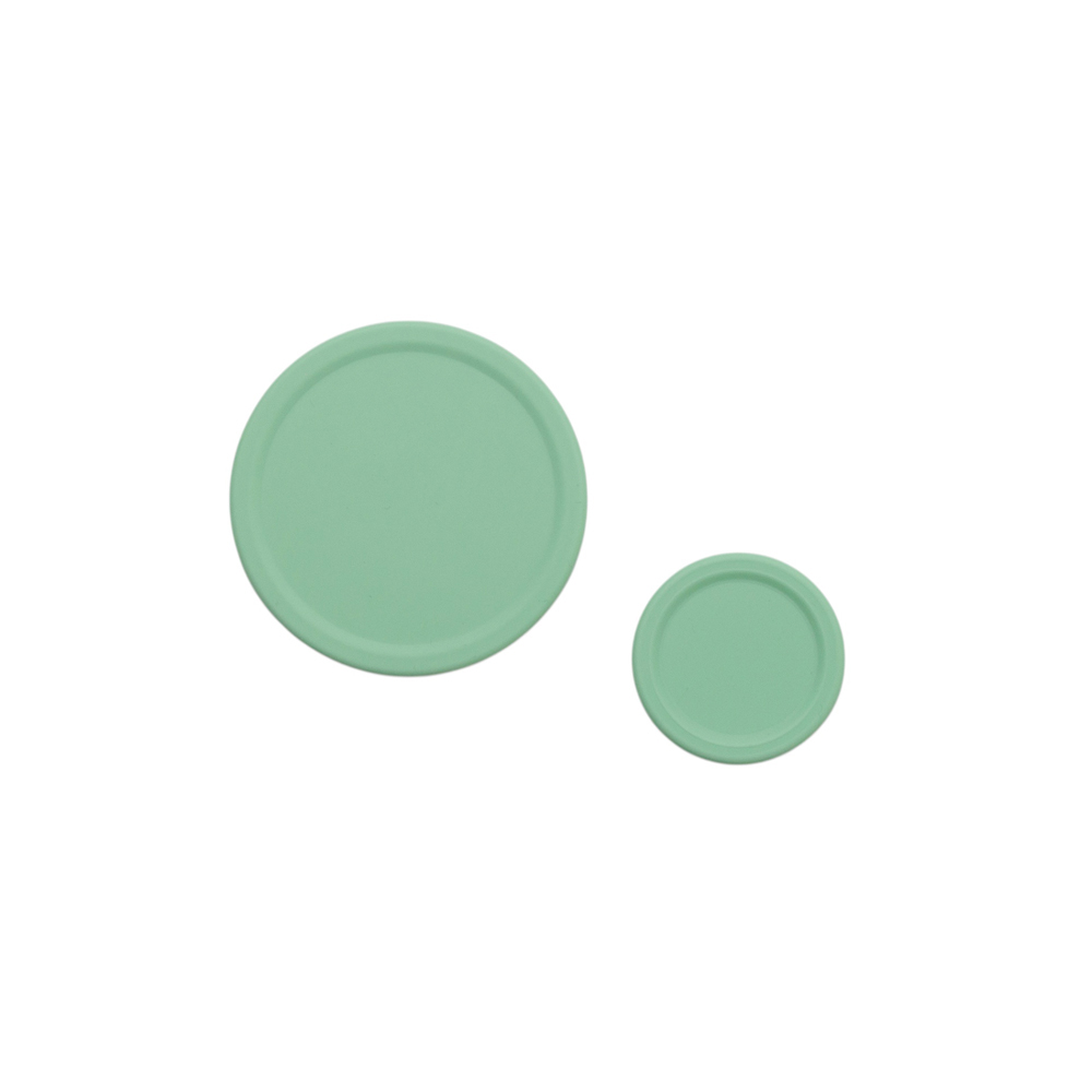 Nestling Stainless Steel Lunchbox Dipper Lids - Sage