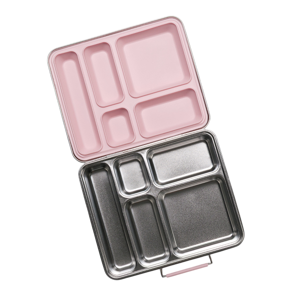 Nestling Stainless Steel Jumbo Bento Box - Dusty Pink