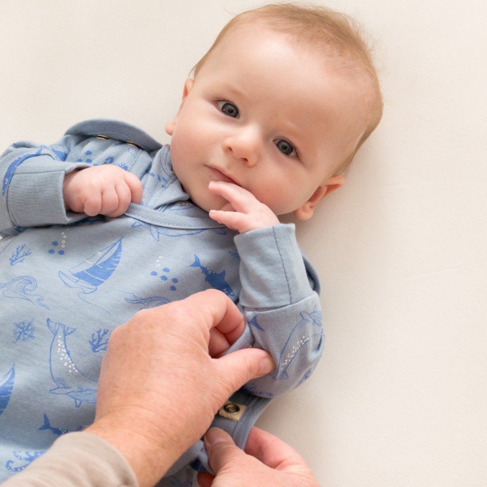 Woolbabe Mini 3-Seasons Sleeping Bag - Glacier Sail Away