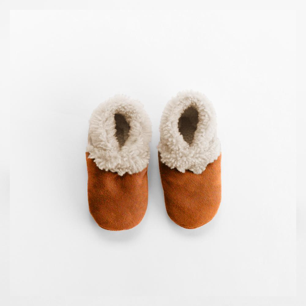 Woolbabe Lambskin Booties - Rimu