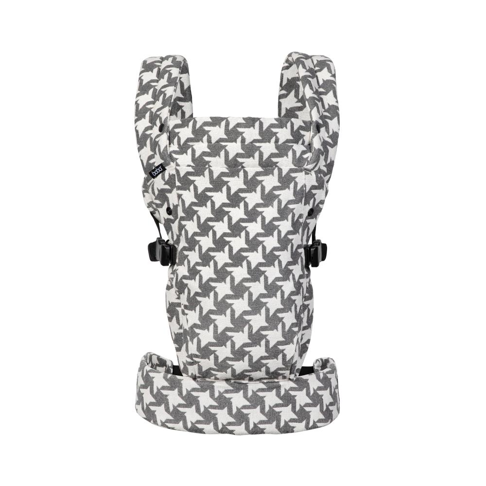 Boba Auri Baby Carrier - Grey Houndstooth