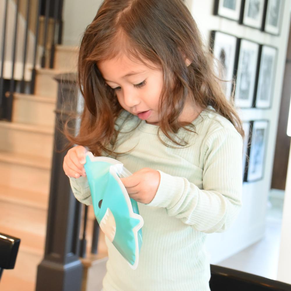 Melii PEVA Reusable Snack Bags 6pk - Animals