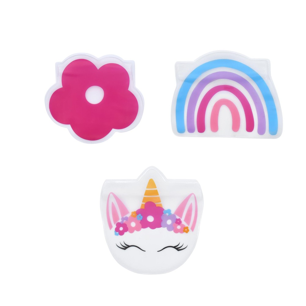 Melii PEVA Reusable Snack Bags 6pk - Flower/Unicorn/Rainbow