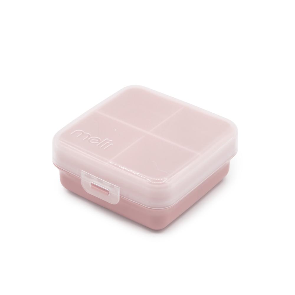 Melii Snackle Box 4 Compartment Petite - Pink