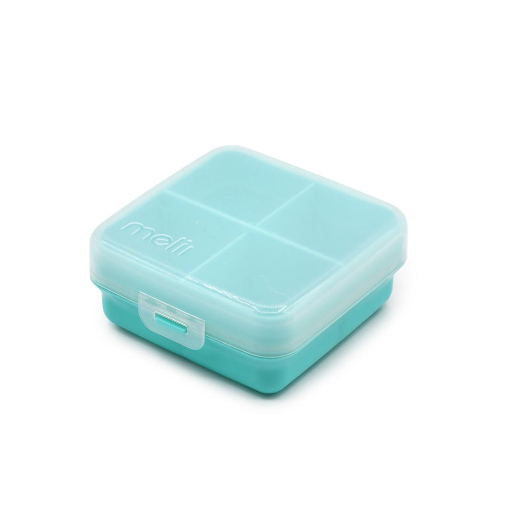 Melii Snackle Box 4 Compartment Petite - Blue