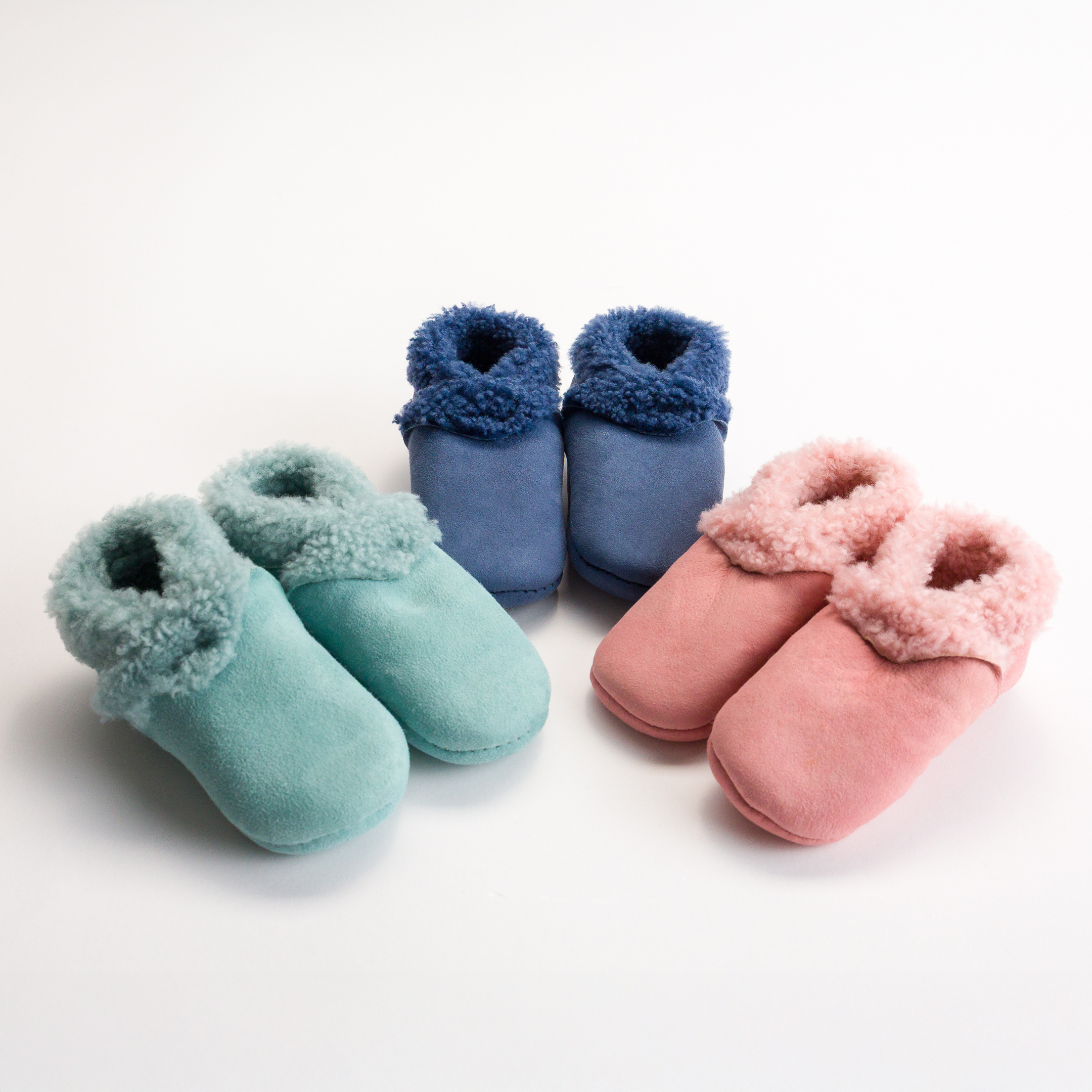 Woolbabe Booties - Tide