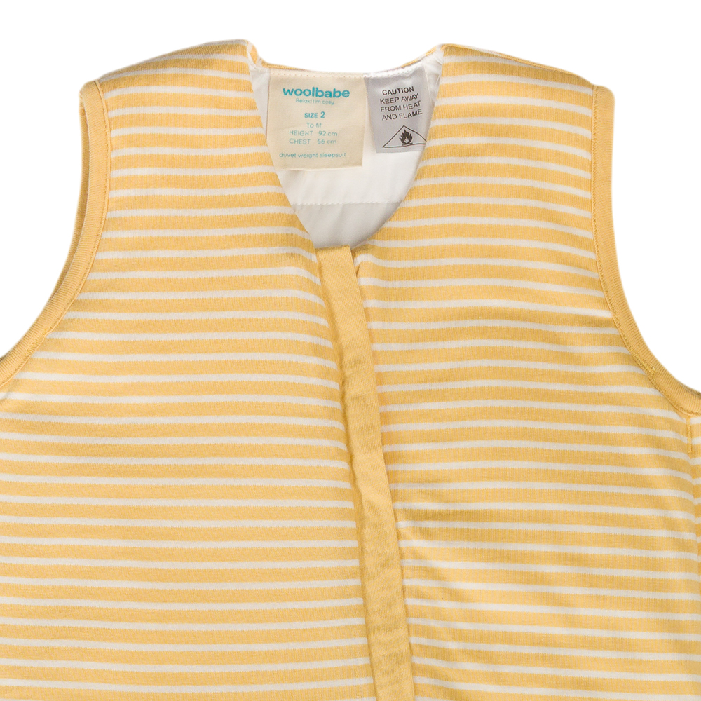 Woolbabe Duvet Sleeping Suit - Buttercup