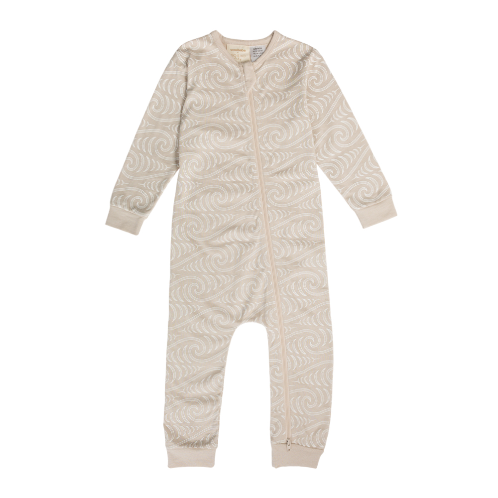 Woolbabe X BO & KO Collab Pyjama Suit - Ngaru