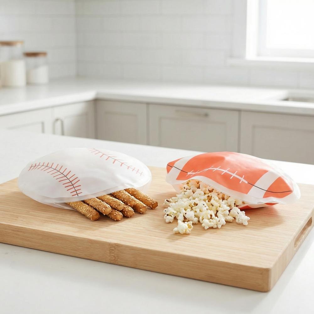 Melii PEVA Reusable Snack Bags 6pk - Sports