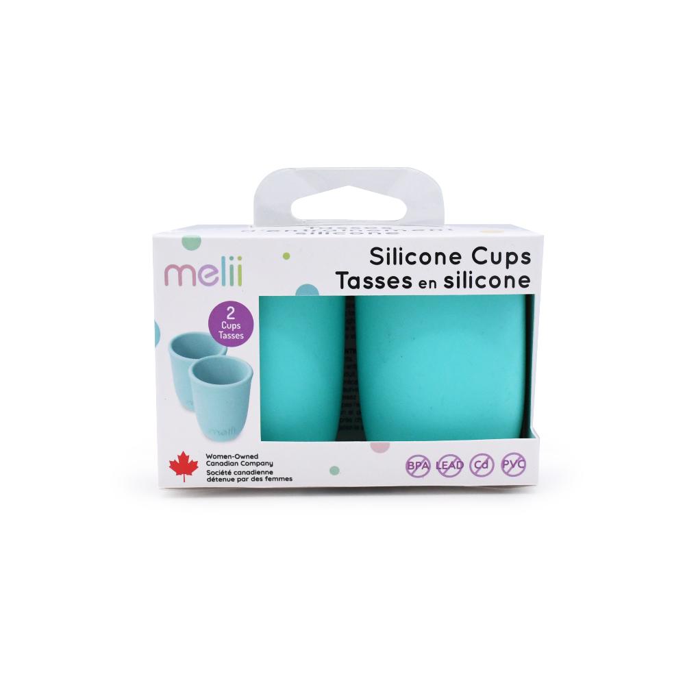 Melii Silicone Cups 2pk - Blue