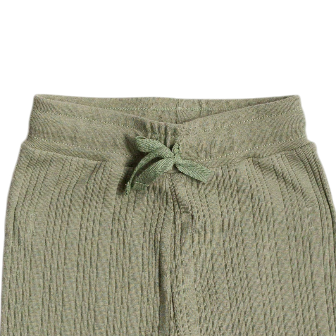 Woolbabe Organic Cotton/Merino Relaxed Pants - Flax Marl