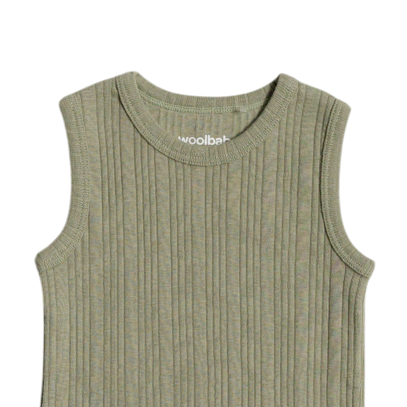 Woolbabe Organic Cotton/Merino Singletsuit - Flax Marl